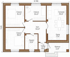 План дома Божонка