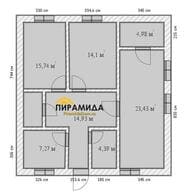 Планировка дома Горынево, схема помещений