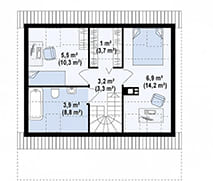 План второго этажа