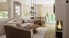 Гостинная с другого ракурса