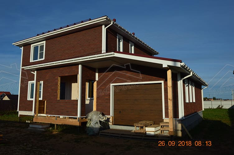 Дом Соколь из СИП панелей – проект под ключ, Новгородская область